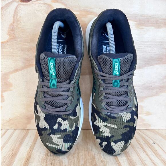 Asics - Gel-Pulse 11 "Camo - Running Shoes - Green - Men's - 9.5 - 1011A550 - Picture 7 of 9